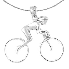 10K, 14K or 18K Gold Cycler Pendant