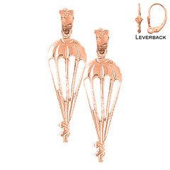 14K or 18K Gold Parachuter Earrings