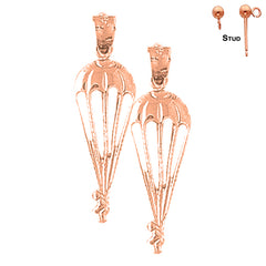 14K or 18K Gold Parachuter Earrings