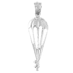 14K or 18K Gold Parachuter Pendant