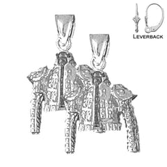 14K or 18K Gold Matador Jacket Earrings