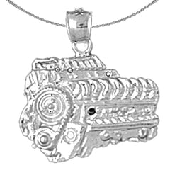 Automotor-Anhänger aus 10 Karat, 14 Karat oder 18 Karat Gold