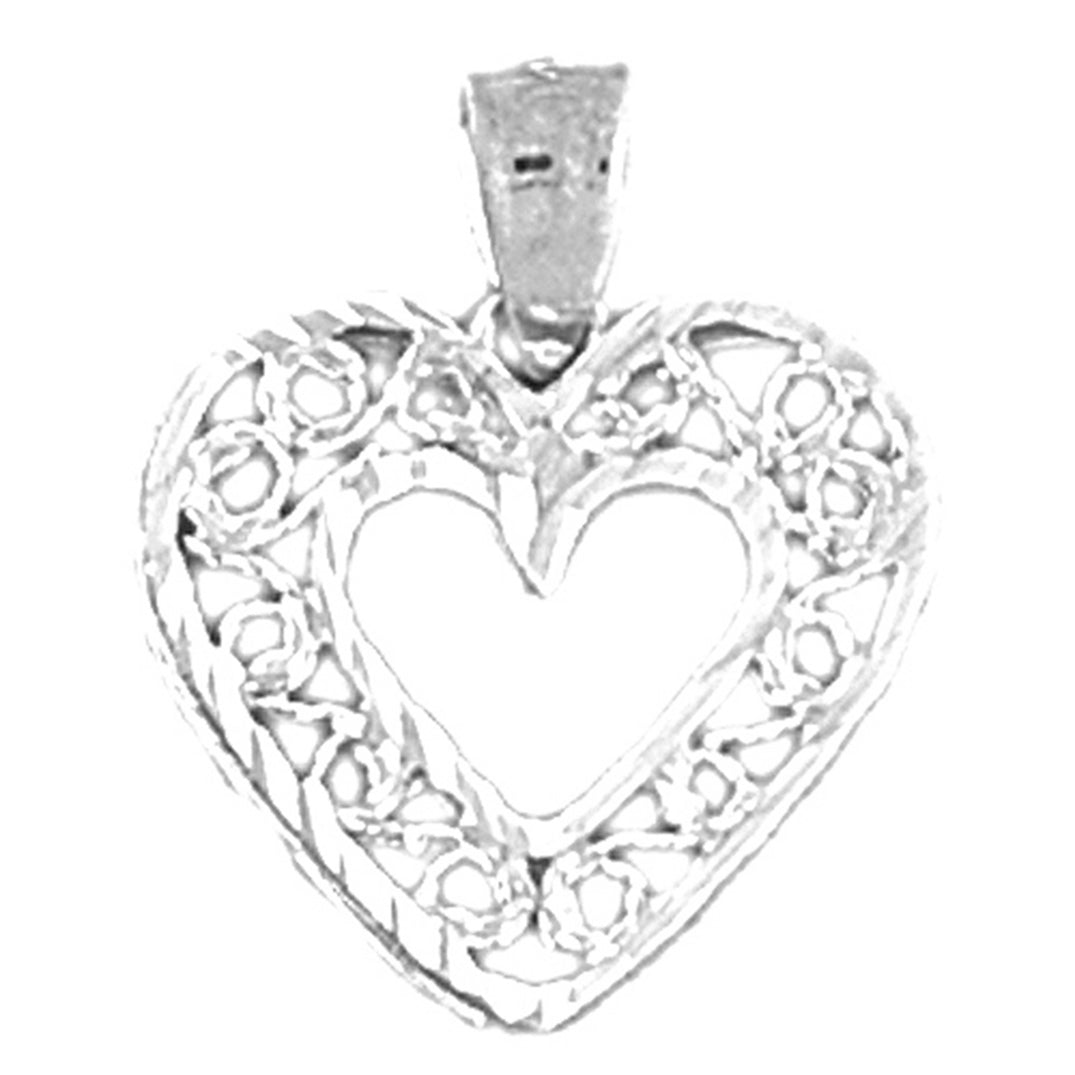 14K or 18K Gold Heart Pendant