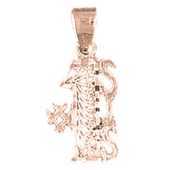 14K or 18K Gold #1 Sis Pendant