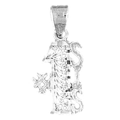 14K or 18K Gold #1 Sis Pendant