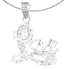 14K or 18K Gold Love Pendant