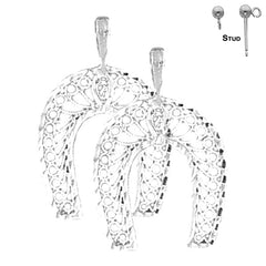 14K or 18K Gold Horseshoe Earrings