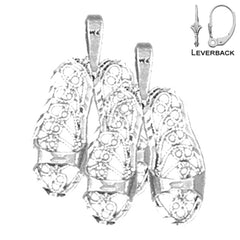 14K or 18K Gold Flip Flop Earrings