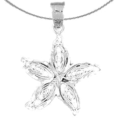 Seestern-Anhänger aus 14 Karat oder 18 Karat Gold