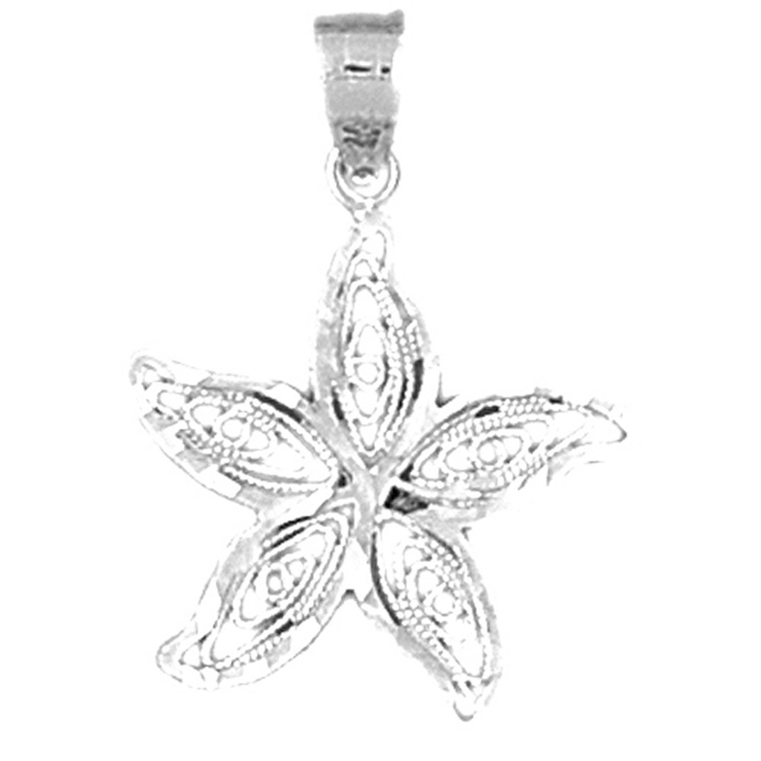 14K or 18K Gold Starfish Pendant