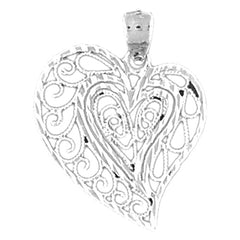 14K or 18K Gold Heart Pendant