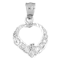 14K or 18K Gold Heart Pendant