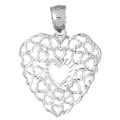 14K or 18K Gold Heart Pendant