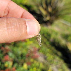 14K or 18K Gold Nugget Heart Pendant
