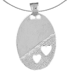 10K, 14K or 18K Gold Heart Pendant