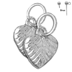 14K or 18K Gold Heart Earrings