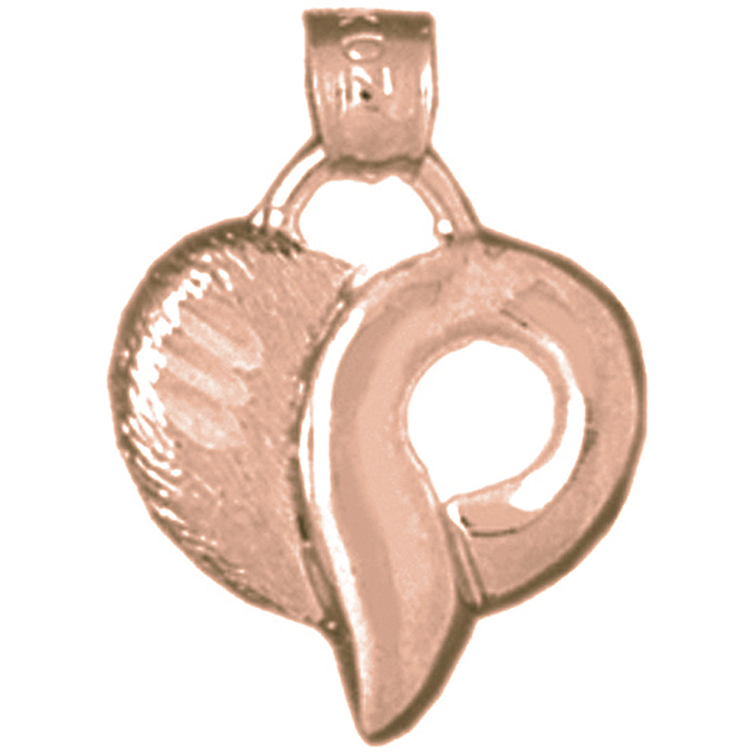 14K or 18K Gold Heart Pendant