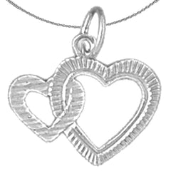 14K oder 18K Gold Herz Anhänger