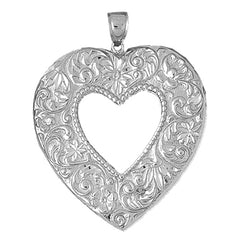 10K, 14K or 18K Gold Heart Pendant
