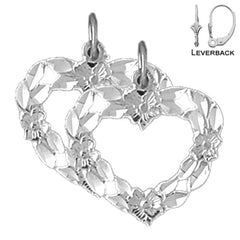 14K or 18K Gold Heart Earrings