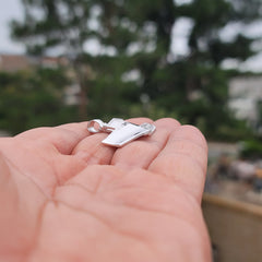 10K, 14K or 18K Gold Bulldozer Pendant