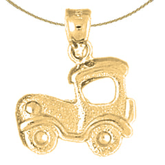 14K or 18K Gold Car Pendant