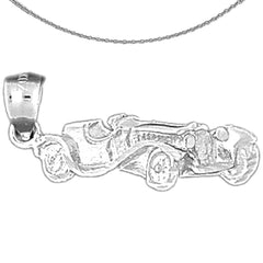 14K or 18K Gold Car Pendant