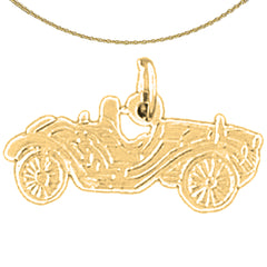 14K or 18K Gold Car Pendant