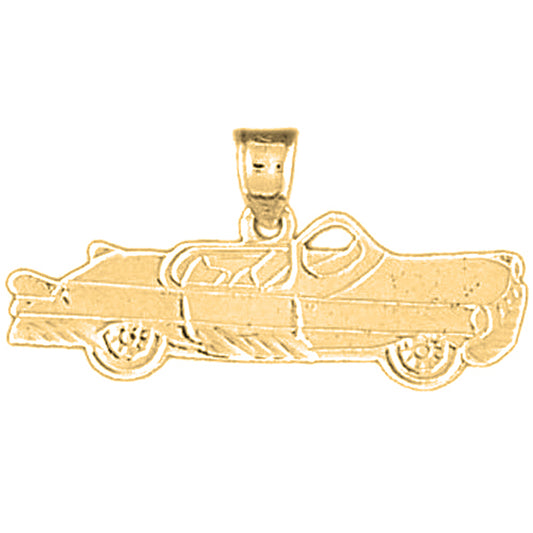 10K, 14K or 18K Gold Car Pendant