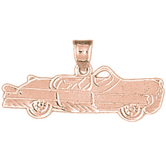 10K, 14K or 18K Gold Car Pendant