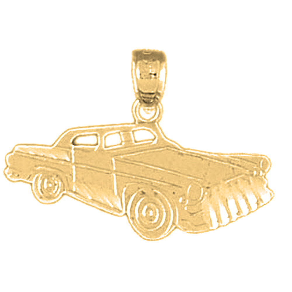 14K or 18K Gold Car Pendant
