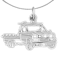 14K or 18K Gold Truck Pendant