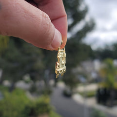10K, 14K or 18K Gold Truck Pendant