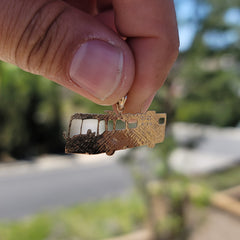 14K or 18K Gold RV Recreational Vehicle Pendant
