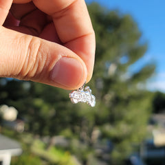 14K or 18K Gold Motorcycle Pendant