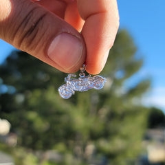 14K or 18K Gold Motorcycle Pendant