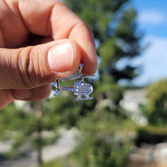 10K, 14K or 18K Gold Helicopter Pendant