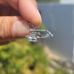 10K, 14K oder 18K Gold Hubschrauber Anhänger