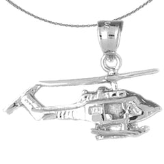 10K, 14K oder 18K Gold Hubschrauber Anhänger