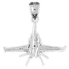 14K or 18K Gold Airplane Pendant