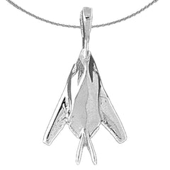 14K or 18K Gold Airplane Pendant