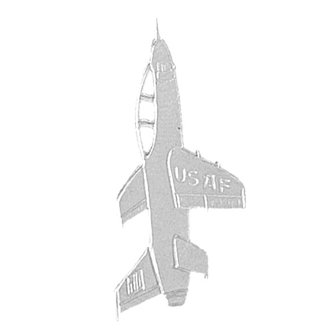 14K or 18K Gold Airplane Pendant