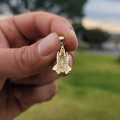 Space Shuttle-Anhänger aus 10 Karat, 14 Karat oder 18 Karat Gold