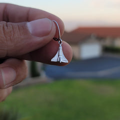 14K or 18K Gold Space Shuttle Pendant