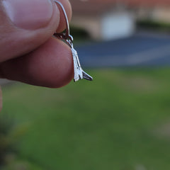 Space Shuttle-Anhänger aus 14 Karat oder 18 Karat Gold