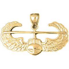 10K, 14K or 18K Gold United States Air Force Pendant