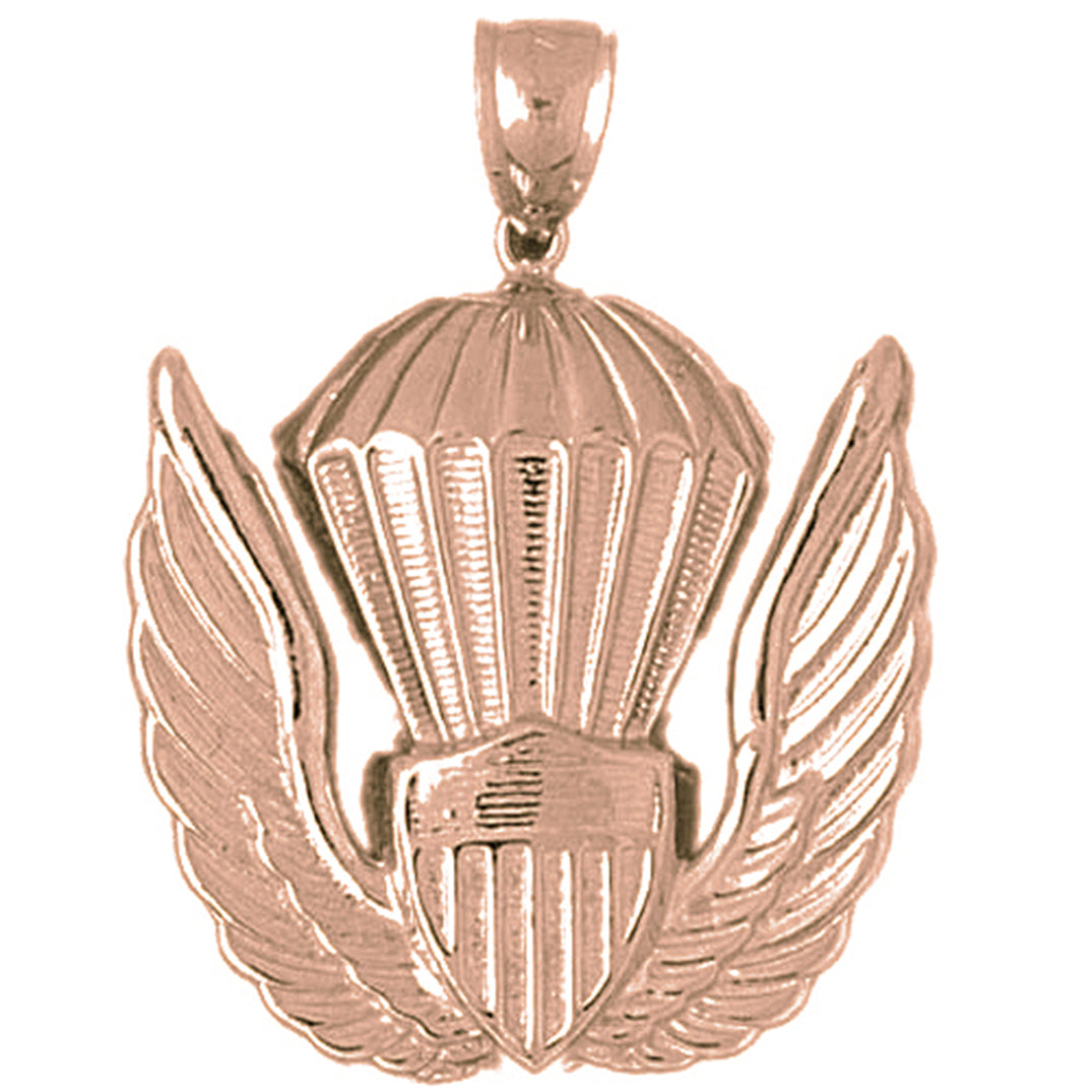 10K, 14K or 18K Gold United States Air Force Pendant