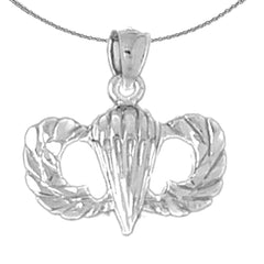 Colgante de la Fuerza Aérea de los Estados Unidos de oro de 10K, 14K o 18K