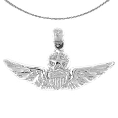 Anhänger der US Air Force aus 14 Karat oder 18 Karat Gold