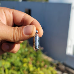 10K, 14K or 18K Gold 3D Bullet Pendant